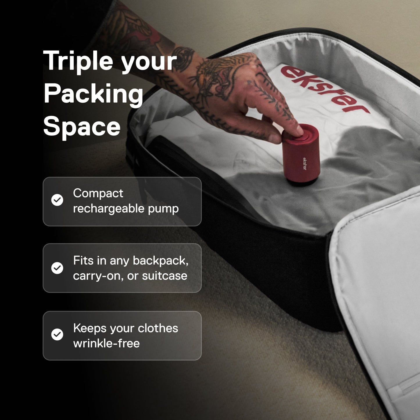 TravelPack™ Vacuum Kit Plus