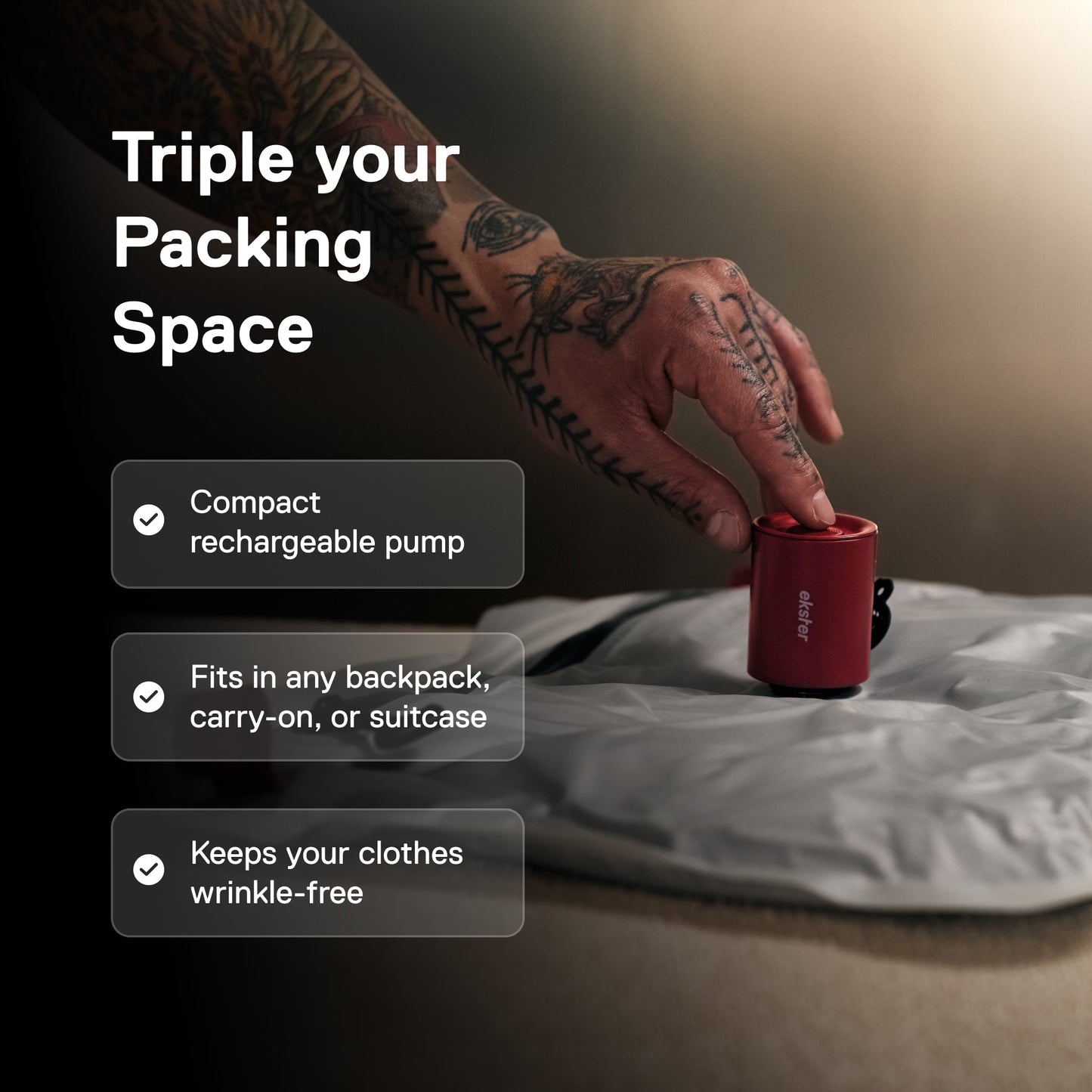 TravelPack™ Vacuum Kit Plus